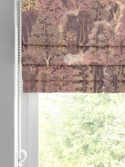 Graham & Brown Mulberry Purple New Eden Made to Measure 100% Cotton Roman Blind - Image 2 of 5