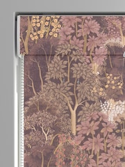 Graham & Brown Mulberry Purple New Eden Made to Measure 100% Cotton Roman Blind - Image 3 of 5