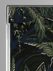 Graham & Brown Midnight Blue Daintree Made to Measure 100% Cotton Roman Blind - Image 3 of 5