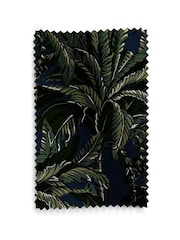 Graham & Brown Midnight Blue Daintree Made to Measure 100% Cotton Roman Blind - Image 5 of 5