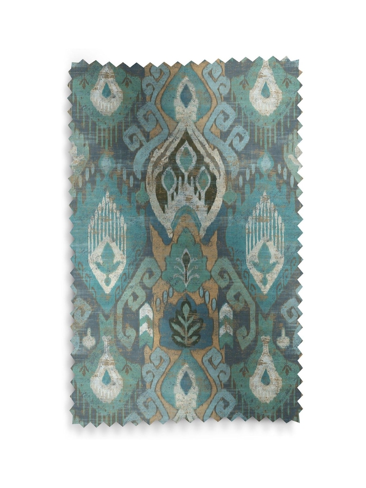 Graham & Brown Midnight Blue Daraee Tapestry Made to Measure 100% Cotton Roman Blind - Image 5 of 5