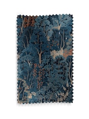 Graham & Brown Navy Blue New Eden Made to Measure 100% Cotton Roman Blind - Image 5 of 5