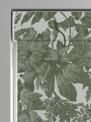 Graham & Brown Sage Green Enzia Made to Measure 100% Cotton Roman Blind - Image 3 of 5