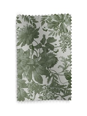 Graham & Brown Sage Green Enzia Made to Measure 100% Cotton Roman Blind - Image 5 of 5