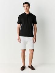 White Skinny Fit Stretch Chinos Shorts - Image 2 of 10