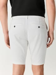 White Skinny Fit Stretch Chinos Shorts - Image 3 of 10
