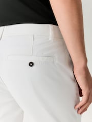 White Skinny Fit Stretch Chinos Shorts - Image 6 of 10