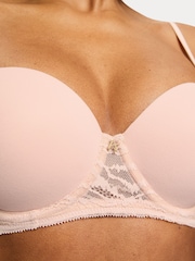 KBX Pink Strapless Charlotte Brushed Underwired Padded T-Shirt Plunge Bra - Image 5 of 6