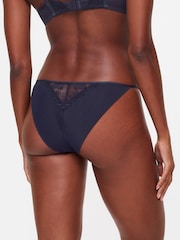 KBX Blue Marilyn Floral Embroidered Brazilian Knickers - Image 2 of 6