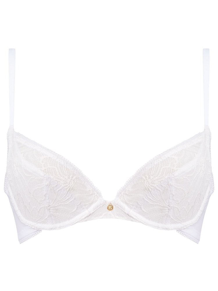 KBX White Non Pad Plunge Alice Lace Bra - Image 5 of 5