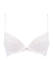 KBX White Alice Lace Non-Pad Plunge Bra - Image 6 of 6