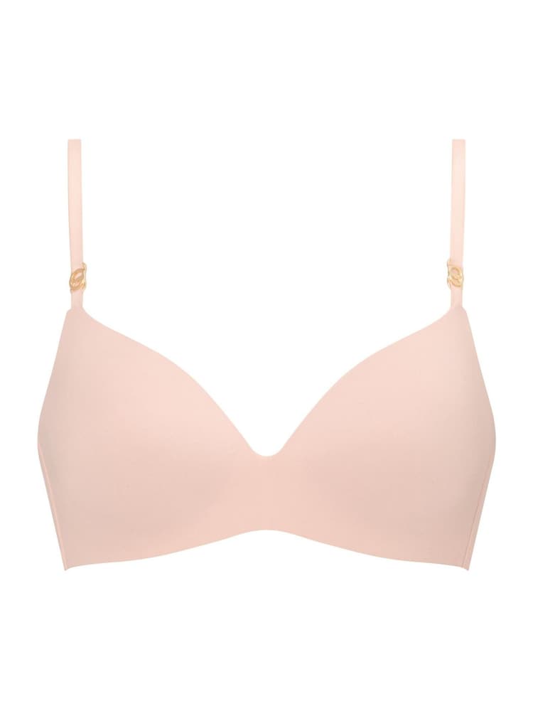 KBX Pink Non Wired Charlotte Brushed Underwired Padded T-Shirt Plunge Bra - Image 6 of 6