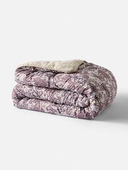 Night Lark Mocha Woodland Creatures 9 Tog Cosy Sherpa Throws Set - Image 4 of 4
