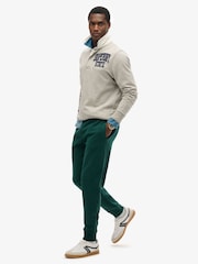 Superdry Green Slim Fit Essential Logo Joggers - Image 3 of 5