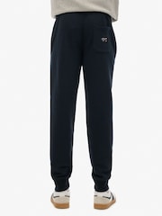 Темно-синий - спортивные брюки зауженного кроя с логотипом Superdry - Изображение 3 из 7