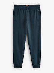Темно-синий - спортивные брюки зауженного кроя с логотипом Superdry - Изображение 6 из 7