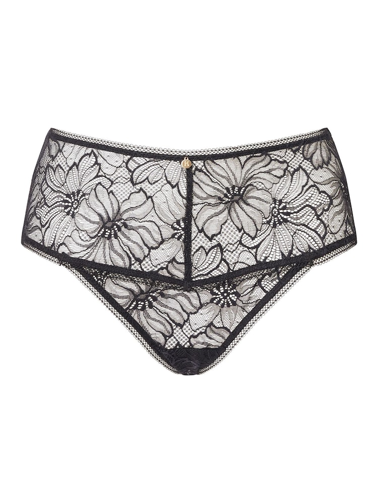 KBX Black Alice Lace High Rise Brazilian Knickers - Image 6 of 6 KBX Black Alice Lace High Rise Brazilian Knickers - Image 6 of 6