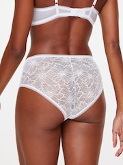 KBX White Alice Lace High Rise Brazilian Knickers - Image 2 of 6