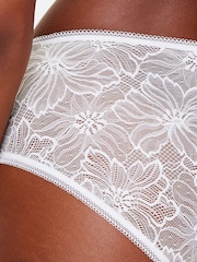 KBX White Alice Lace High Rise Brazilian Knickers - Image 4 of 6