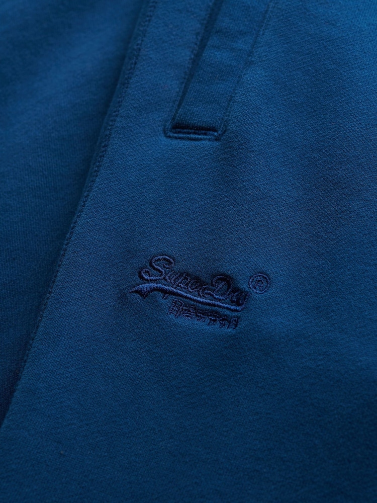 Superdry Blue Essential Logo Joggers - Image 7 of 7