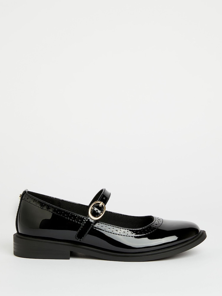 Lipsy Black Flat Dolly Shoes - Image 1 of 4 Lipsy Black Flat Dolly Shoes - Image 1 of 4