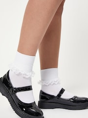 Lipsy Black Chunky Mary Jane Dolly School Shoes - Image 2 of 4