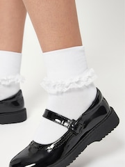 Lipsy Black Chunky Mary Jane Dolly School Shoes - Image 3 of 4