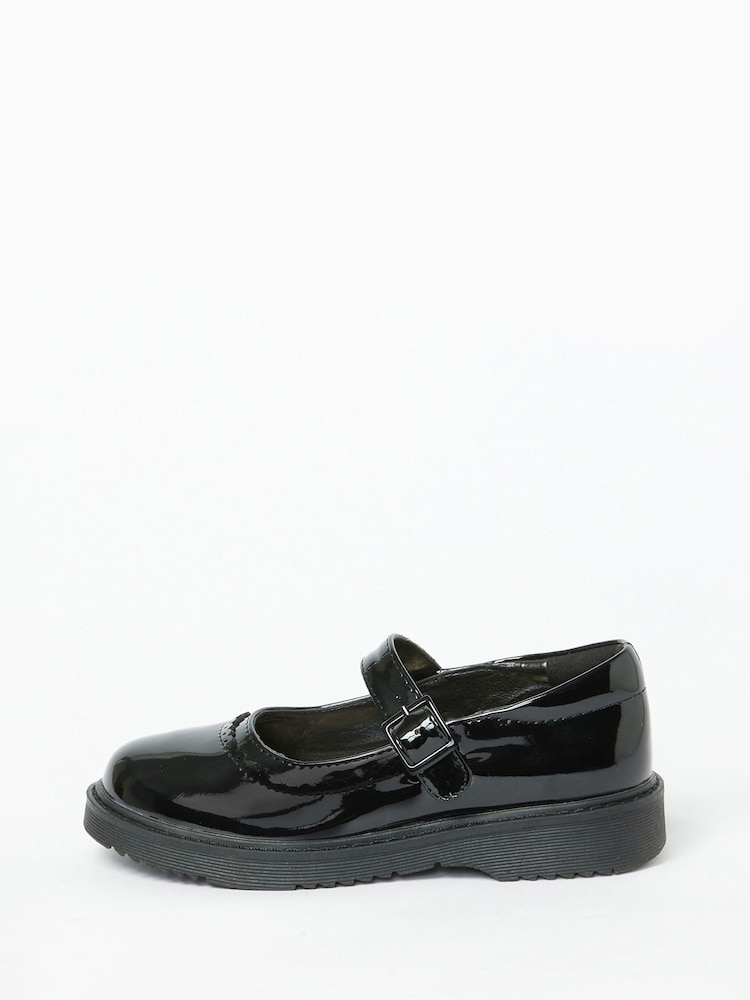 Lipsy Black Chunky Mary Jane Dolly School Shoes - Image 4 of 4 Lipsy Black Chunky Mary Jane Dolly School Shoes - Image 4 of 4