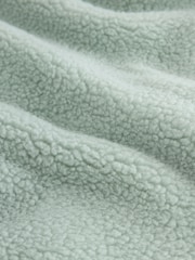 Sage Green Baby Borg Hooded Jacket (0mths-2yrs) - Image 3 of 4