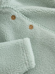 Sage Green Baby Borg Hooded Jacket (0mths-2yrs) - Image 4 of 4