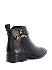 Dune London Black Wide Fit Parklyn Ankle Boots - Image 4 of 6