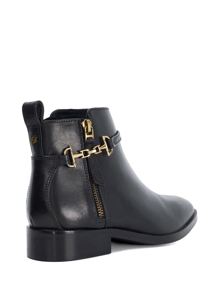 Dune London Black Wide Fit Parklyn Ankle Boots - Image 4 of 6
