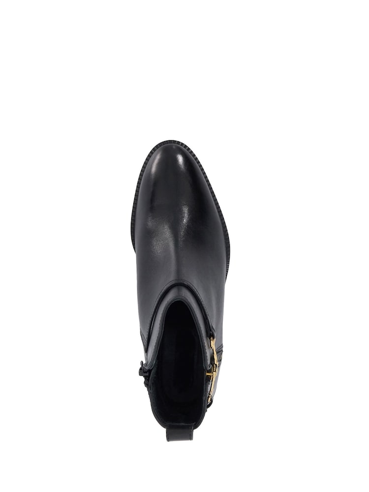 Dune London Black Wide Fit Parklyn Ankle Boots - Image 5 of 6