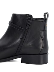 Dune London Black Wide Fit Parklyn Ankle Boots - Image 6 of 6