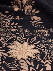 White Stuff Black Robyn Embroidered Top - Image 6 of 6