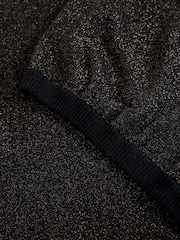 White Stuff Black Lena Sparkle Knit T-Shirt - Image 6 of 6