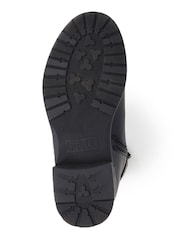 Pavers Black Extra Wide Fit Buckle Strap Chelsea Boots - Image 5 of 5