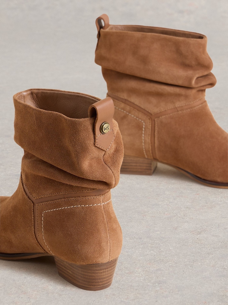 White Stuff Brown Willow Slouch Boots - Image 4 of 4
