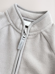 Grey Micro Fleece Baby Zip Jacket (0mths-2yrs) - Image 4 of 7