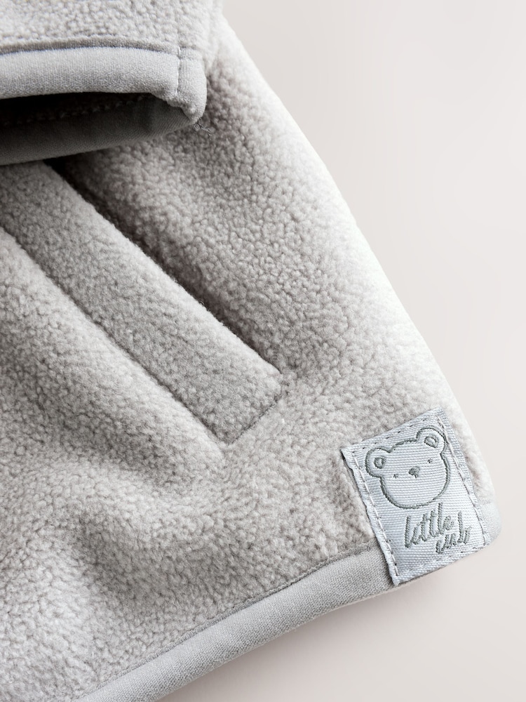 Gri - Jachetă din microfleece pentru bebeluși cu fermoar (0luni-2ani) - Image 6 of 7
