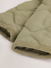 Khaki Green Baby Nylon Quilted Jacket (0mths-2yrs) - Image 6 of 11