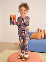 Trick or Treat Hamish Print Halloween Snuggle Pyjamas (9mths-12yrs) - Image 1 of 8