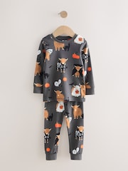 Trick or Treat Hamish Print Halloween Snuggle Pyjamas (9mths-12yrs) - Image 5 of 8