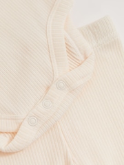 Reiss Ivory Lael Slogan Bodysuit And Leggings Set - Image 2 of 4