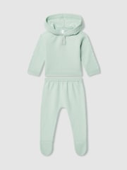 Reiss Mint Eder 100% Cashmere Hoodie And Leggings Set - Image 3 of 4