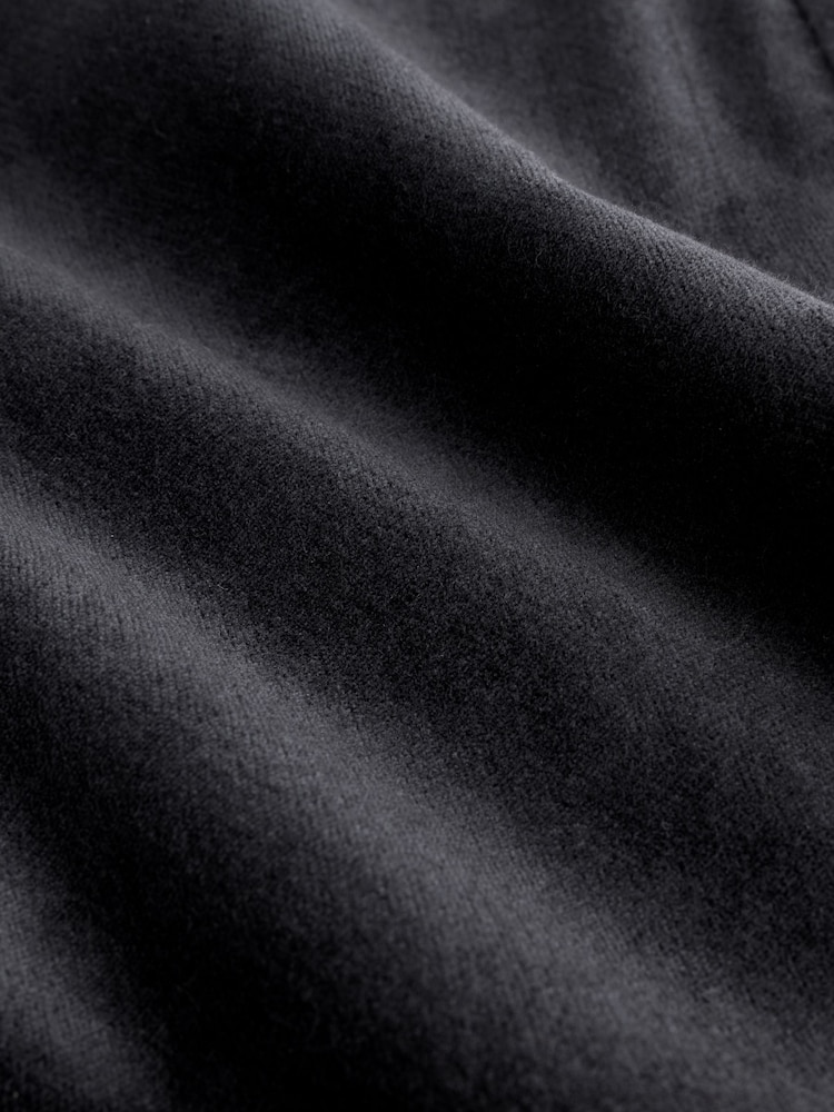 Black Velvet Straight Leg Trousers - Image 6 of 6