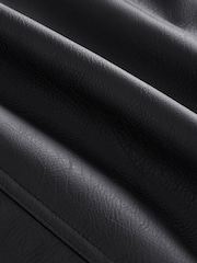 Black Faux Leather Mini Skirt - Image 6 of 7