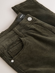 Khaki Green Corduroy Skinny Trousers - Image 6 of 7