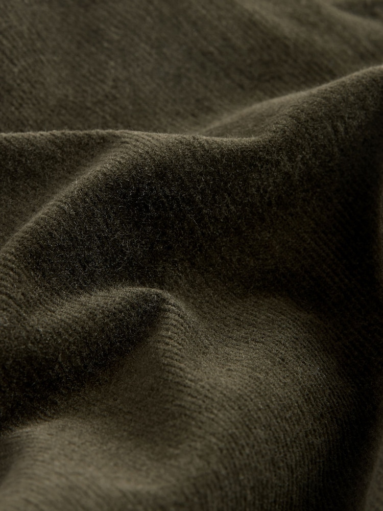 Khaki Green Corduroy Skinny Trousers - Image 7 of 7