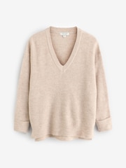 JD Williams Natural Sponge V-Neck Tunic - Image 5 of 5